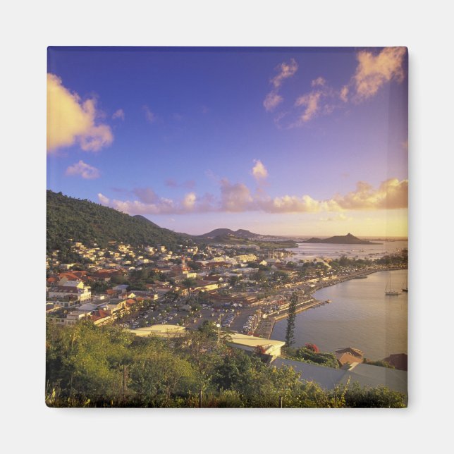 Karibien, Franska Västindien, St. Martin. Magnet (Framsidan)