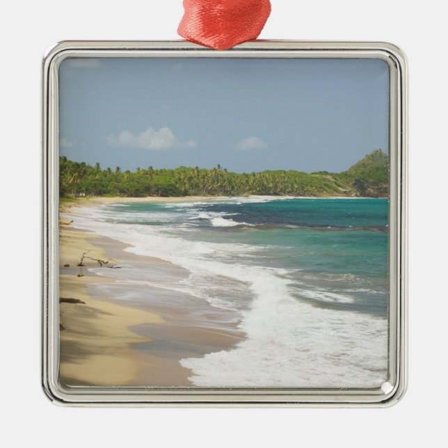 Karibien, GRENADA, Östkust, Grenada Bay, Julgransprydnad Metall (Framsidan)