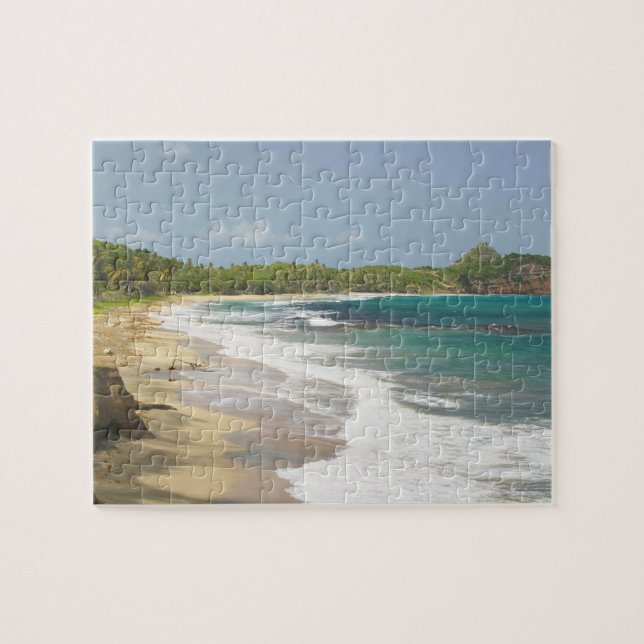 Karibien, GRENADA, Östkust, Grenada Bay, Pussel (Horisontell)