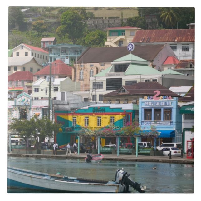 Karibien, GRENADA, St. George's, St. George's Kakelplatta (Framsidan)