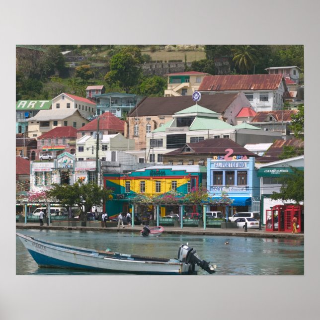 Karibien, GRENADA, St. George's, St. George's Poster (Framsidan)