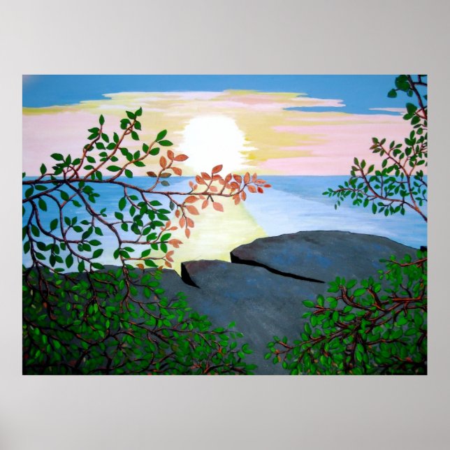 Karibien - Jamaican Sunset Poster (Framsidan)