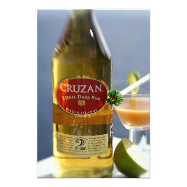 Karibien, Jungfruöarna Cruzan Gods Mörk Fototryck (Framsidan)