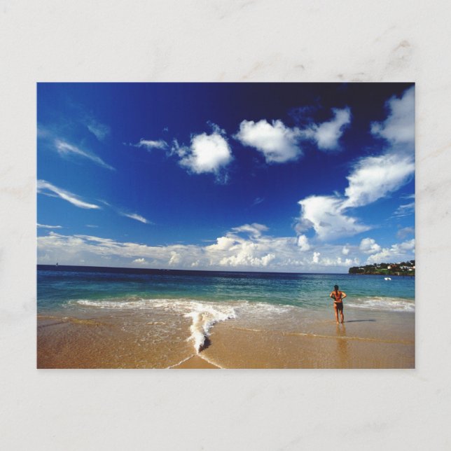 Karibien, mindre Antillerna, Västern Indies, 2 Vykort (Framsida)