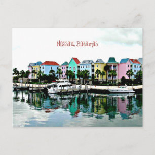 Karibien: Nassau Bahamas marina Vykort