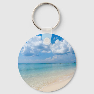 Karibien - Sju Mile Beach - Caymanöarna Nyckelring