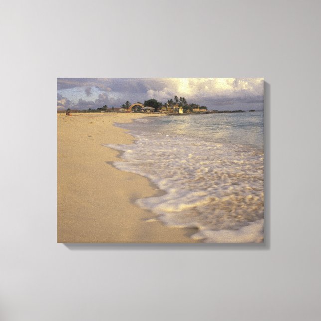 Karibien, St. Martin (St. Maarten). Maho Bay Canvastryck (Framsida)