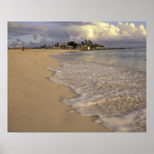 Karibien, St. Martin (St. Maarten). Maho Bay Poster