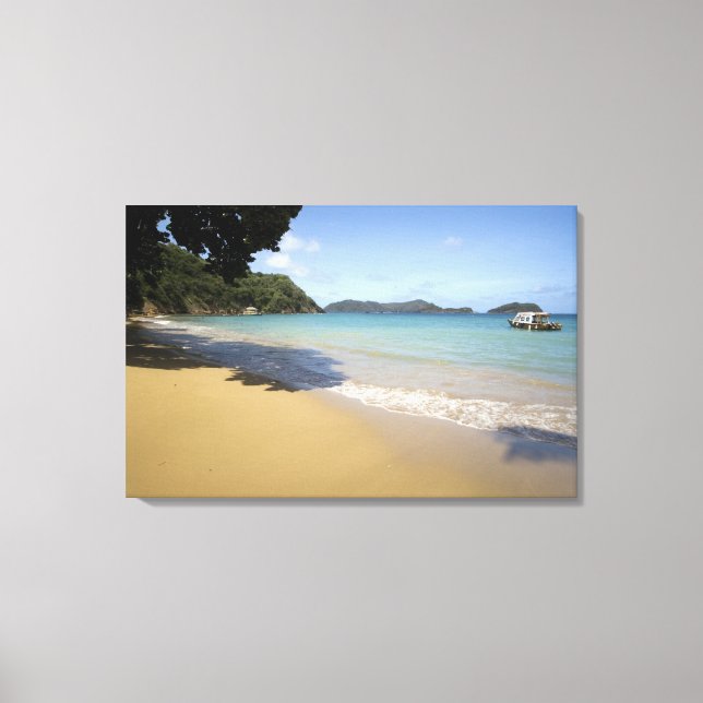 Karibien - Tobago - Strand längs Atlanten Canvastryck (Framsida)