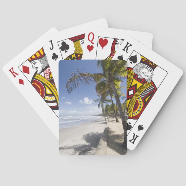 Karibien - Trinidad - Manzanilla Beach på Spelkort (Baksidan)