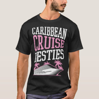 Karibienkryssning Bästa vänner Matchande kryssning T Shirt