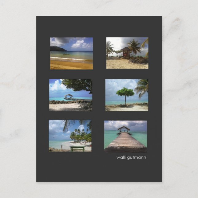 Karibiktraum Vykort (Framsida)