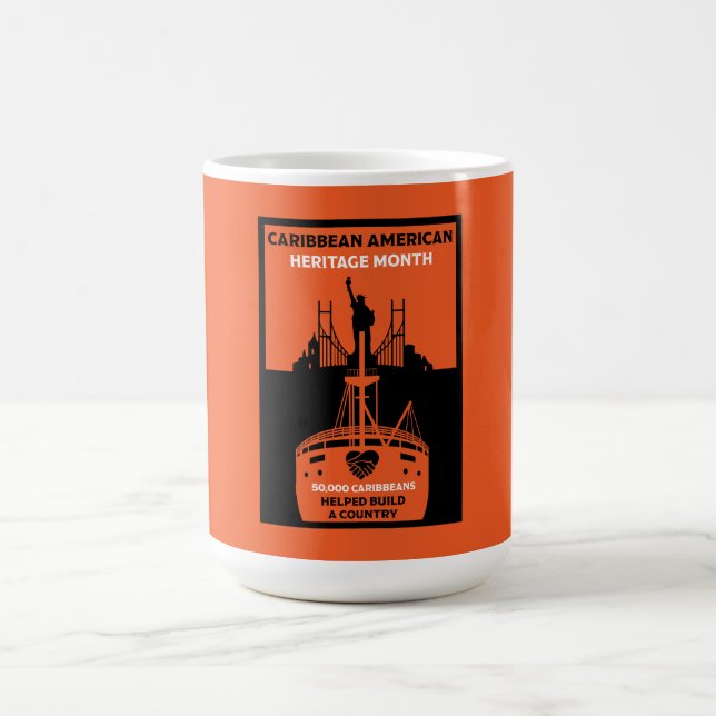 Karibisk-amerikanska kulturarvsmånaden kaffemugg (Center)