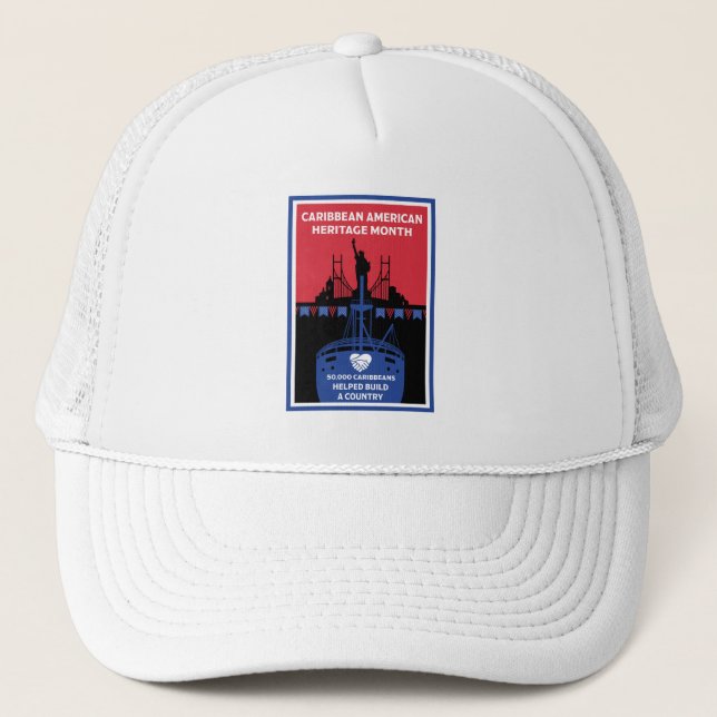 Karibisk-amerikanska kulturarvsmånaden keps (Framsida)