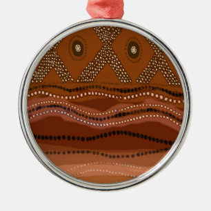 Karibisk Batik - Liten Julgransprydnad Metall