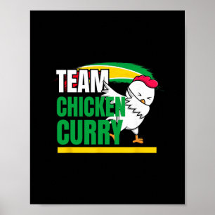 Karibisk cricketkläder - Guyana och Trinidad Pa Poster