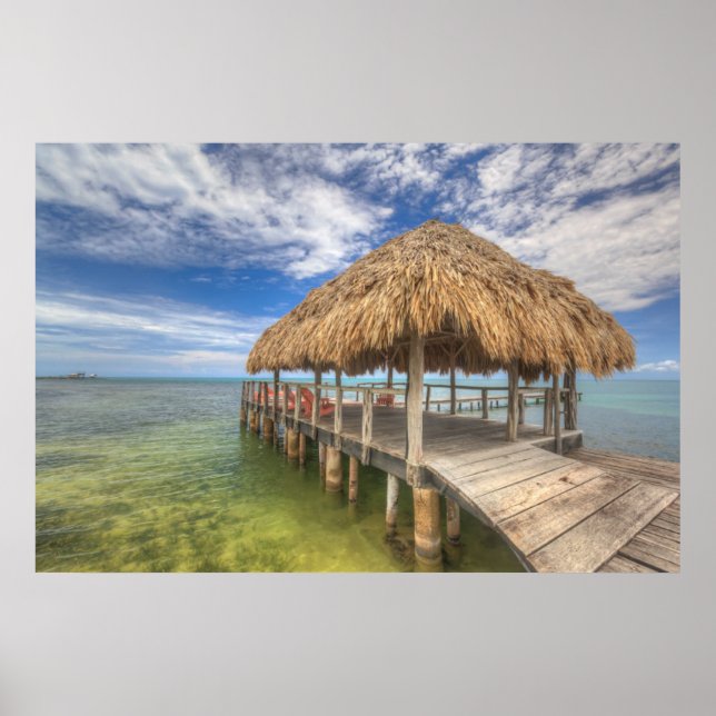 Karibisk Dock Poster (Framsidan)