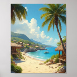 Karibisk dröm poster