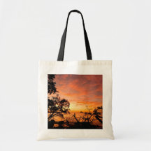Karibisk Dusk Glow Sunset Tote Bag