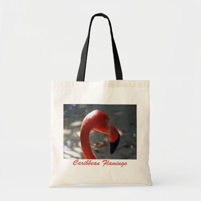 Karibisk Flamingo Tygkasse (Framsidan)