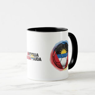 Karibisk fotboll – Antigua & Barbuda Edition Mugg