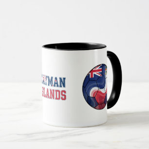 Karibisk fotboll – Caymanöarna Edition Mugg
