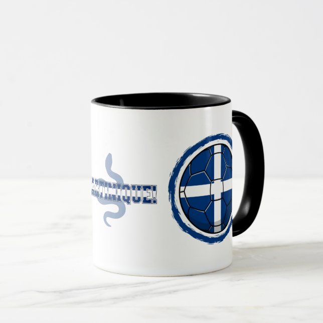 Karibisk fotboll – Martinique Edition Mugg (Framsida höger)