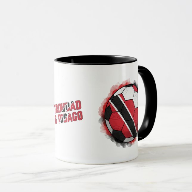 Karibisk Fotboll – Trinidad & Tobago Edition Mugg (Framsida höger)