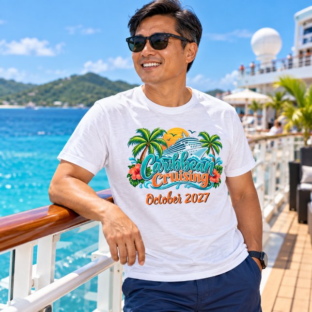 Karibisk kryssning t shirt (Skapare uppladdad)