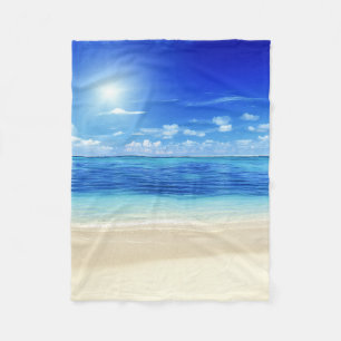 Karibisk sommarDreamz ull Fleecefilt