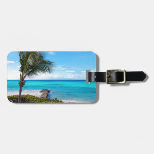 Karibisk strand bagagebricka