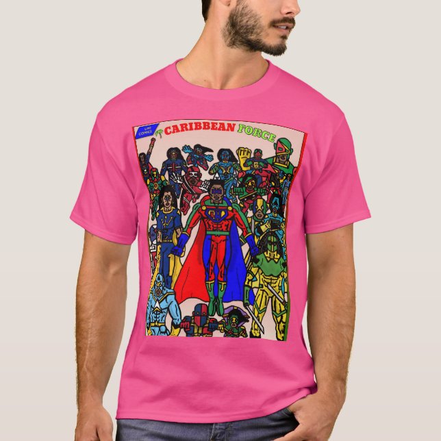 Karibisk Styrka T Shirt (Framsida)