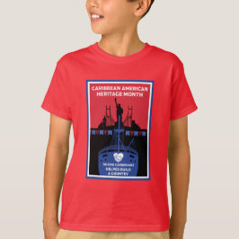 Karibiska amerikanska kulturarvsmånaden t shirt