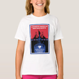 Karibiska amerikanska kulturarvsmånaden t shirt