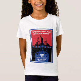 Karibiska amerikanska kulturarvsmånaden t shirt