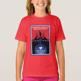 Karibiska amerikanska kulturarvsmånaden t shirt