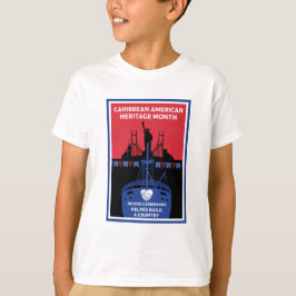 Karibiska amerikanska kulturarvsmånaden t shirt
