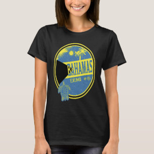 Karibiska Bahamas Exuma Vintage Semester Tropisk T Shirt
