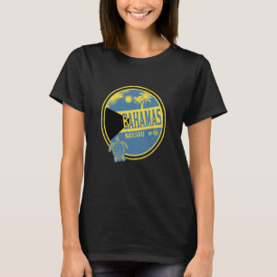 Karibiska Bahamas Nassau Vintage Semester Tropisk T Shirt