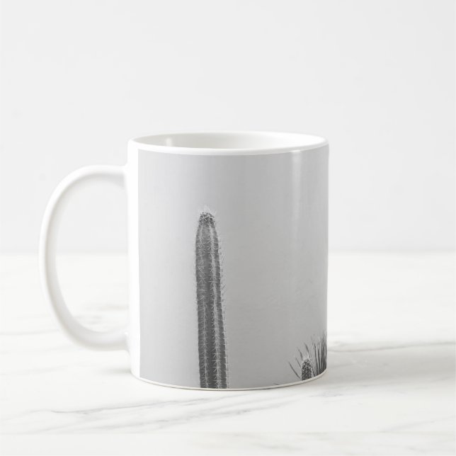 Karibiska Cactus Grove Charm 2 #art #nature Kaffemugg (Vänster)