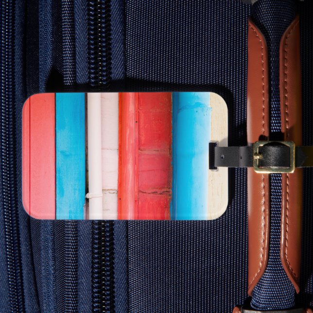 Karibiska färg - abstrakt bagagebricka (Framsida Insitu 4)