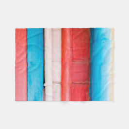 Karibiska färg - abstrakt fleecefilt