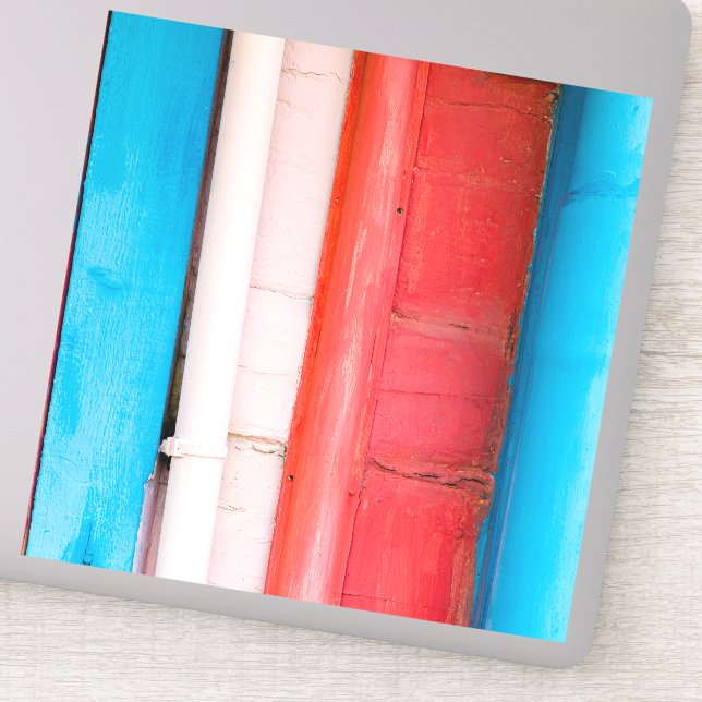 Karibiska färg - abstrakt klistermärken (Detalj)