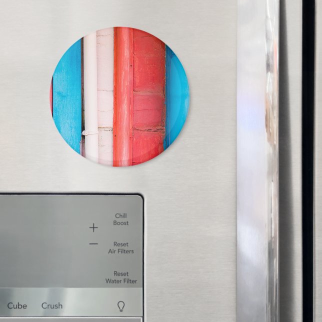 Karibiska färg - abstrakt magnet (In Situ (Fridge))