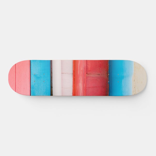 Karibiska färg - abstrakt mini skateboard bräda 18,5 cm (Horz)