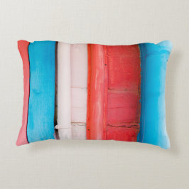 Karibiska färg - abstrakt prydnadskudde