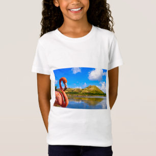 Karibiska flamingo i St. kitts T-Shirt