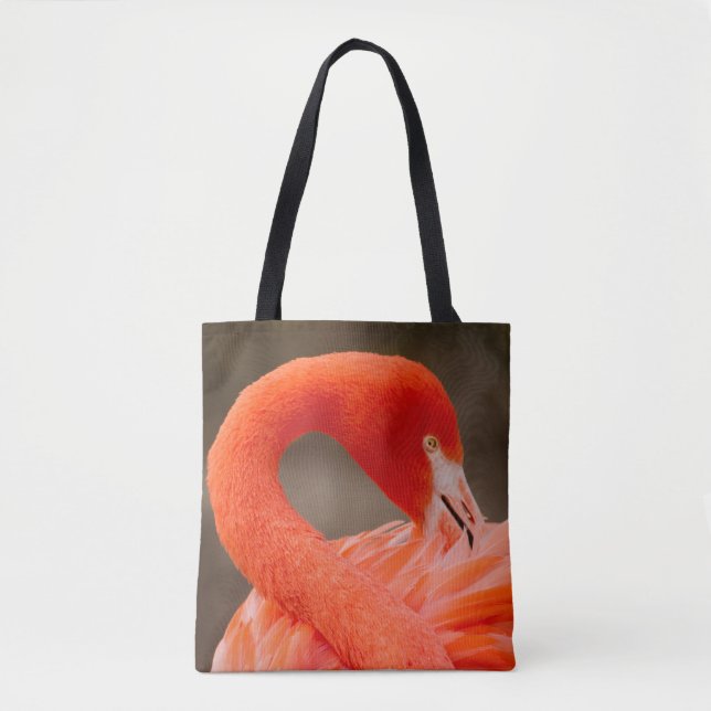 Karibiska flamingo tygkasse (Framsida)