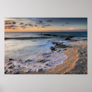 Karibiska havet, Caymanöarna Krossade vinkarare Poster