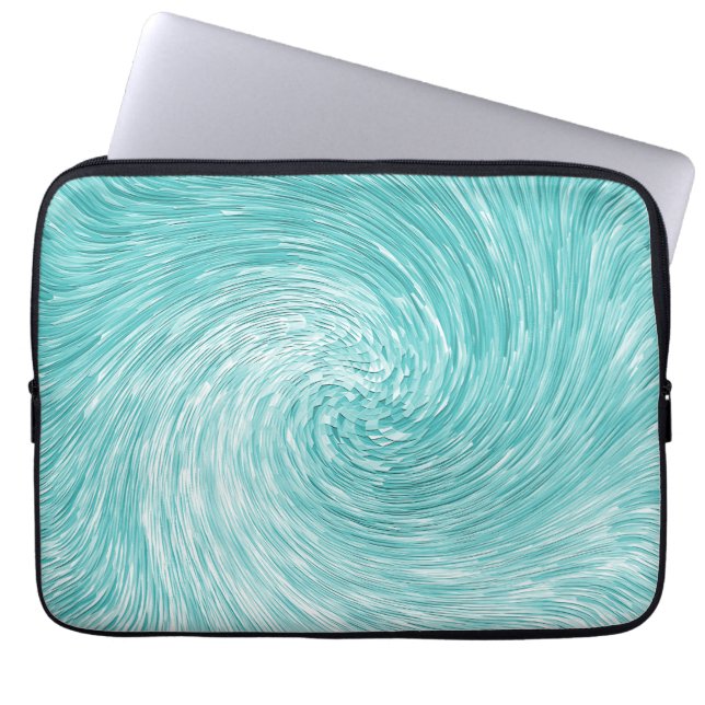 Karibiska havet Swirl..... Laptop Fodral (Framsidan)